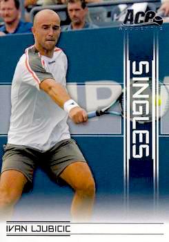 2007 Ace Authentic Tennis #SI-3 Singles Ivan Ljubicic