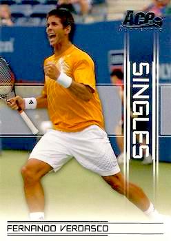 2007 Ace Authentic Tennis #SI-9 Singles Fernando Verdasco