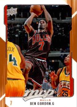 2008-09 Upper Deck MVP Basketball #023 Ben Gordon