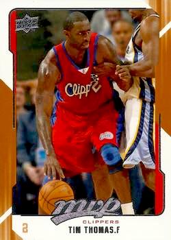 2008-09 Upper Deck MVP Basketball #068 Tim Thomas