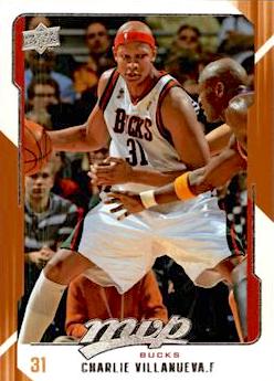 2008-09 Upper Deck MVP Basketball #088 Charlie Villanueva