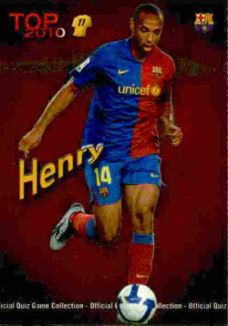 2009-10 Mundicromo Campeonato Nacional de Liga #0631 Thierry Henry