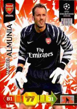 2010-11 Panini UCL Adrenalyn XL #001 Manuel Almunia