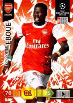 2010-11 Panini UCL Adrenalyn XL #002 Emmanuel Eboue