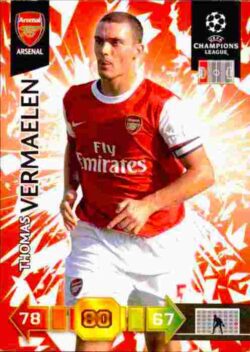 2010-11 Panini UCL Adrenalyn XL #003 Thomas Vermaelen