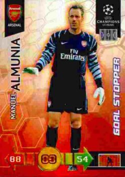 2010-11 Panini UCL Adrenalyn XL #016 Manuel Almunia