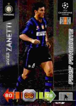 2010-11 Panini UCL Adrenalyn XL #133 Javier Zanetti