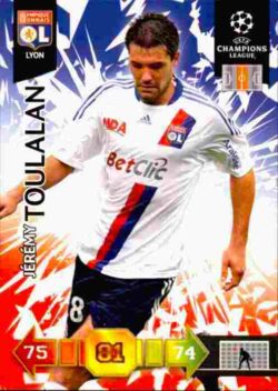 2010-11 Panini UCL Adrenalyn XL #143 Jeremy Toulalan