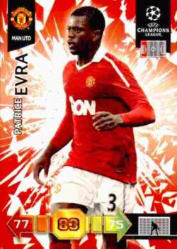 2010-11 Panini UCL Adrenalyn XL #156 Patrice Evra