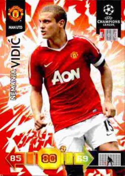 2010-11 Panini UCL Adrenalyn XL #157 Nemanja Vidic