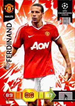 2010-11 Panini UCL Adrenalyn XL #158 Rio Ferdinand