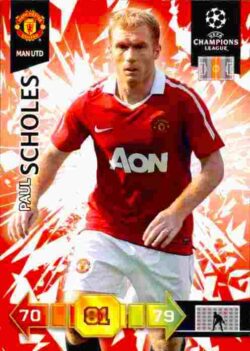 2010-11 Panini UCL Adrenalyn XL #160 Paul Scholes