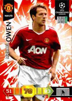 2010-11 Panini UCL Adrenalyn XL #165 Michael Owen