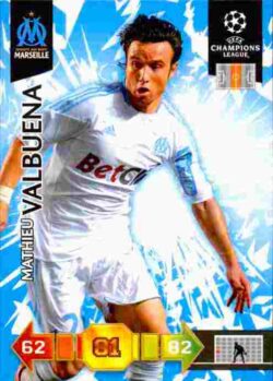 2010-11 Panini UCL Adrenalyn XL #184 Mathieu Valbuena