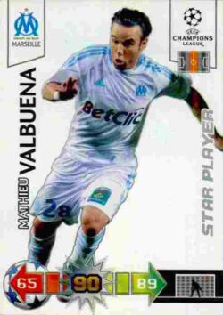 2010-11 Panini UCL Adrenalyn XL #191 Mathieu Valbuena