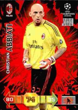 2010-11 Panini UCL Adrenalyn XL #192 Christian Abbiati