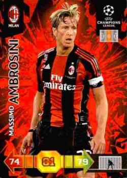 2010-11 Panini UCL Adrenalyn XL #197 Massimo Ambrosini