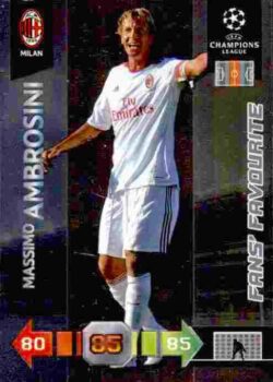 2010-11 Panini UCL Adrenalyn XL #206 Massimo Ambrosini