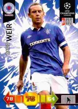 2010-11 Panini UCL Adrenalyn XL #222 David Weir