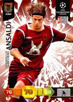 2010-11 Panini UCL Adrenalyn XL #269 Cristian Ansaldi