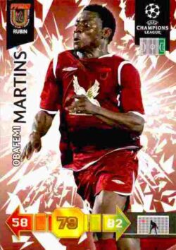 2010-11 Panini UCL Adrenalyn XL #279 Obafemi Martins