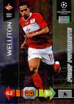 2010-11 Panini UCL Adrenalyn XL #322 Welliton