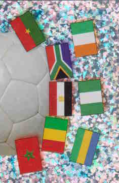 2010 Panini Africa Cup Stickers #004 Country Flags 2-2