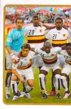 2010 Panini Africa Cup Stickers #006 Team Angola 1-2