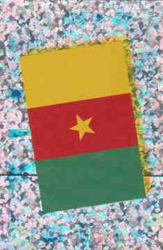 2010 Panini Africa Cup Stickers #024 Cameroon Flag