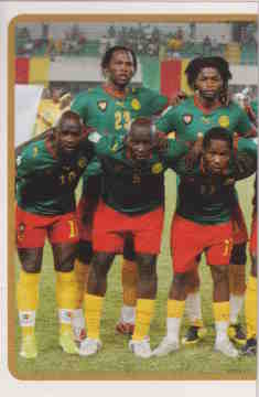 2010 Panini Africa Cup Stickers #025 Team Cameroon 1-2