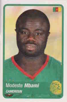 2010 Panini Africa Cup Stickers #038 Modeste MBami