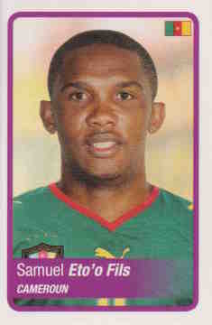 2010 Panini Africa Cup Stickers #040 Samuel Etoo