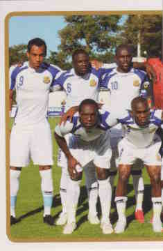 2010 Panini Africa Cup Stickers #063 Team Gabon 1-2