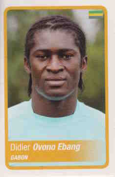 2010 Panini Africa Cup Stickers #065 Didier Ovono Ebang