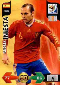 2010 Panini FIFA World Cup South Africa Adrenalyn XL #131 Andres Iniesta