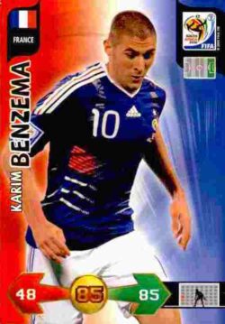 2010 Panini FIFA World Cup South Africa Adrenalyn XL #153 Karim Benzema