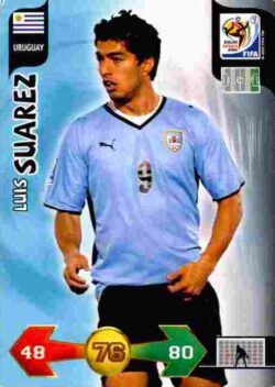 2010 Panini FIFA World Cup South Africa Adrenalyn XL #335 Luis Suarez