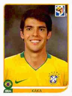 2010 Panini FIFA World Cup South Africa Coca Cola Stickers #NN Kaka Front