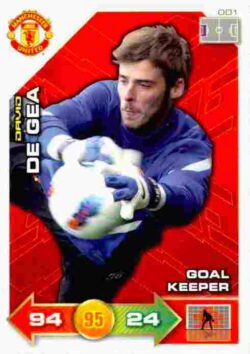 2011-12 Panini Manchester United Adrenalyn XL #001 David De Gea