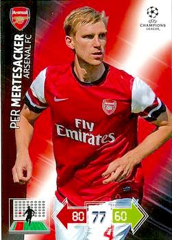 2012-13 Panini UCL Adrenalyn XL #016 Per Mertesacker