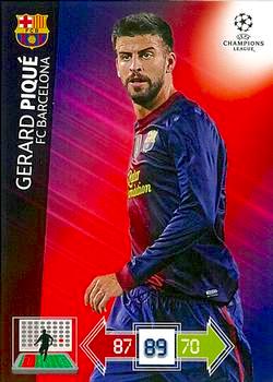 2012-13 Panini UCL Adrenalyn XL #026 Gerard Piqué