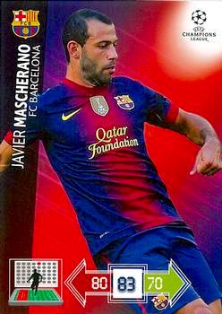 2012-13 Panini UCL Adrenalyn XL #029 Javier Mascherano