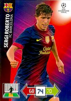 2012-13 Panini UCL Adrenalyn XL #037 Sergi Roberto