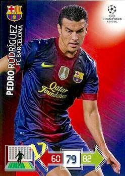 2012-13 Panini UCL Adrenalyn XL #039 Pedro Rodriguez