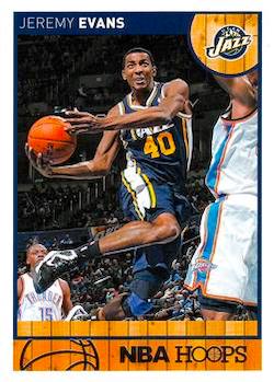 2013-14 Panini Hoops Basketball #180 Jeremy Evans