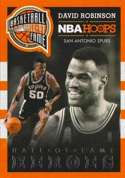 2013-14 Panini Hoops Basketball #20 Hall of Fame Heroes David Robinson