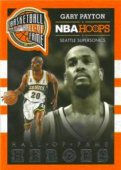 2013-14 Panini Hoops Basketball #25 Hall of Fame Heroes Gary Payton