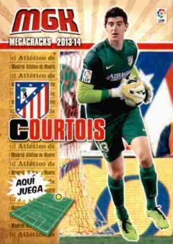 2013-14 Panini Liga BBVA Megacracks #038 Thibaut Courtois