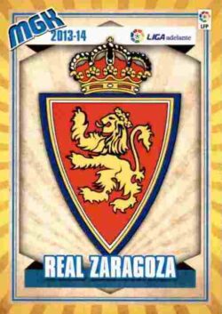 2013-14 Panini Liga BBVA Megacracks #417 Real Zaragoza Club Badge