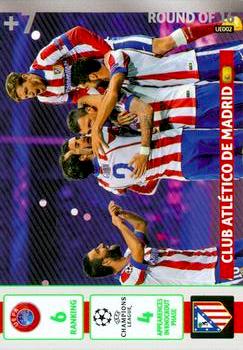 2014-15 Panini UCL Adrenalyn XL Update #UE002 Atletico Madrid